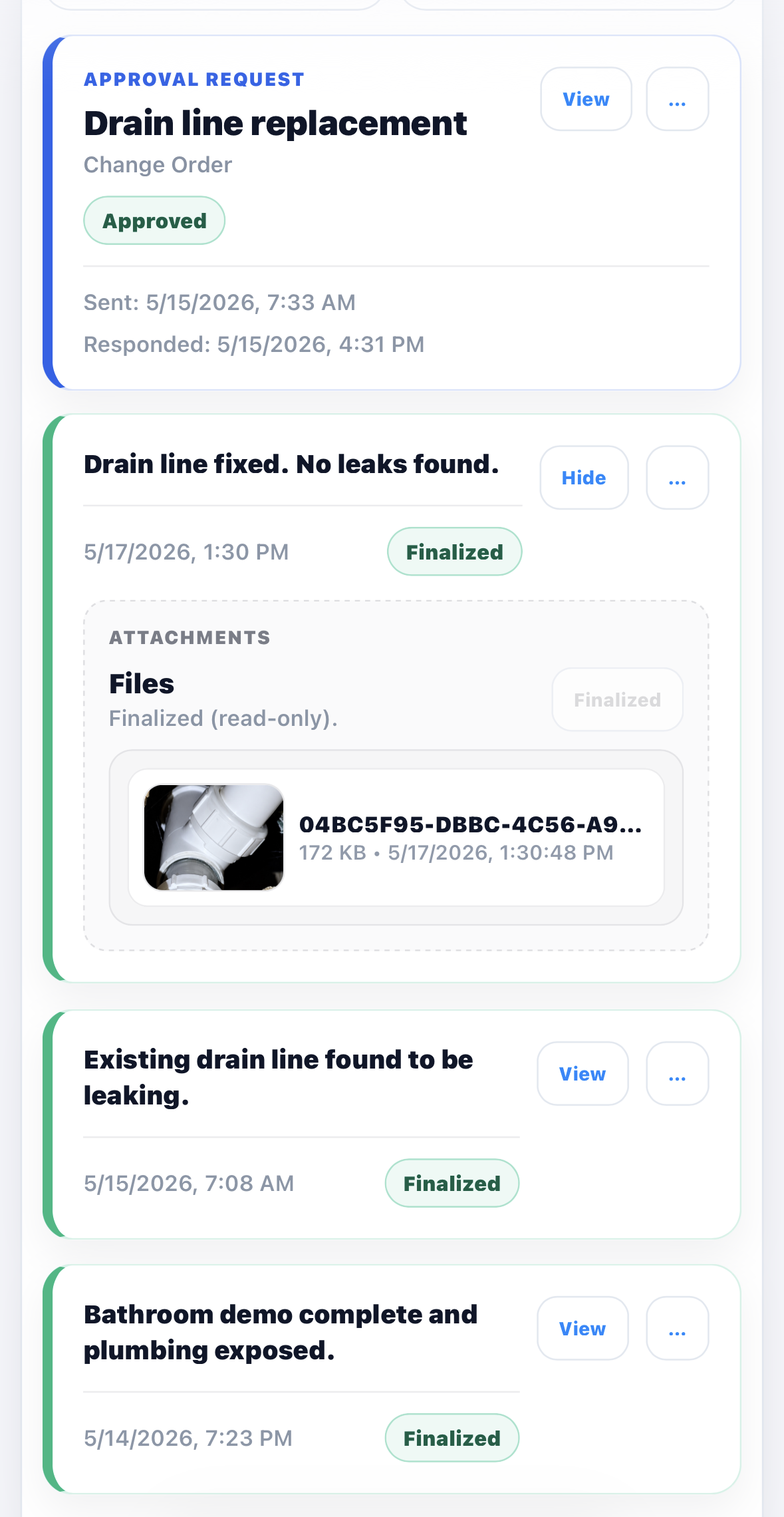 Leeward approval workflow